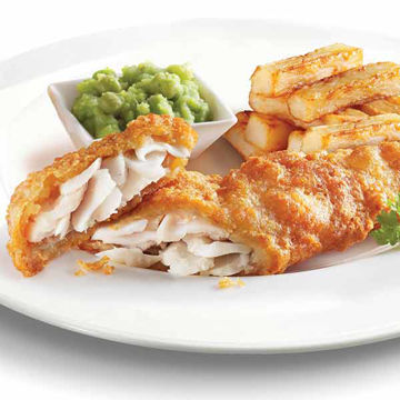 Picture of Three Oceans Battered Chip Shop Cod Fillets, 5-6oz (24)