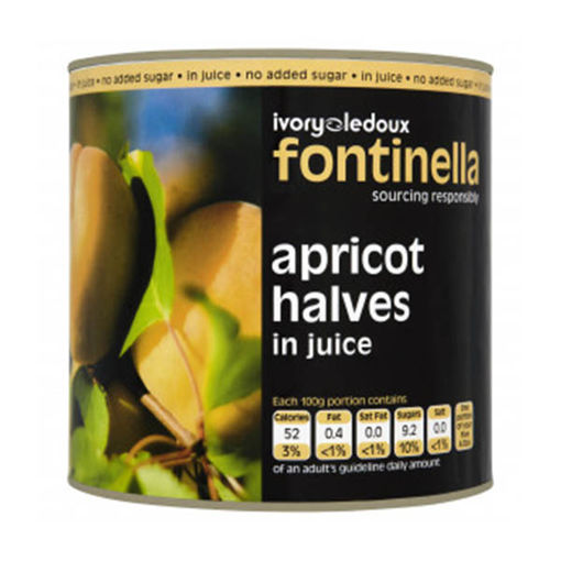 Picture of Fontinella Apricot Halves in Juice (6x2.5kg)