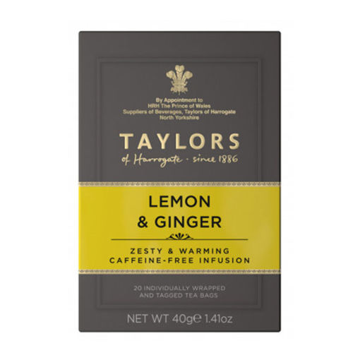 Picture of Taylors of Harrogate Lemon and Ginger Tea (6x20)