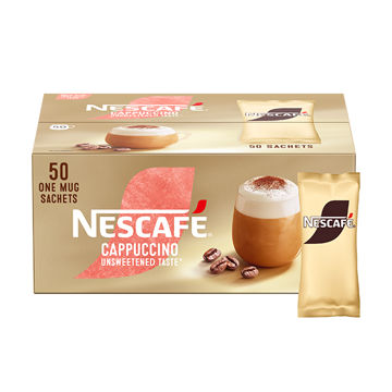 Picture of Nescafe Gold Cappuccino Sachets, Unsweetened (50x14.2g)