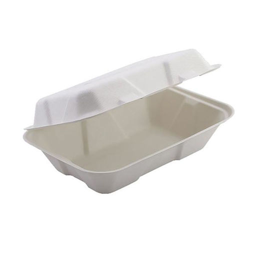 Picture of Enviroware 9 x 6" Large Bagasse Clamshells (250)