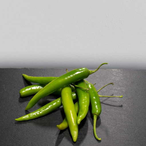 Picture of Pilgrim Fresh Produce Green Chillies (250g Wt)