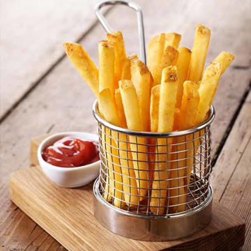 Picture of McCain 'Surecrisp' Skin-on Thin Cut Fries - 3/8 (4x2.27kg)